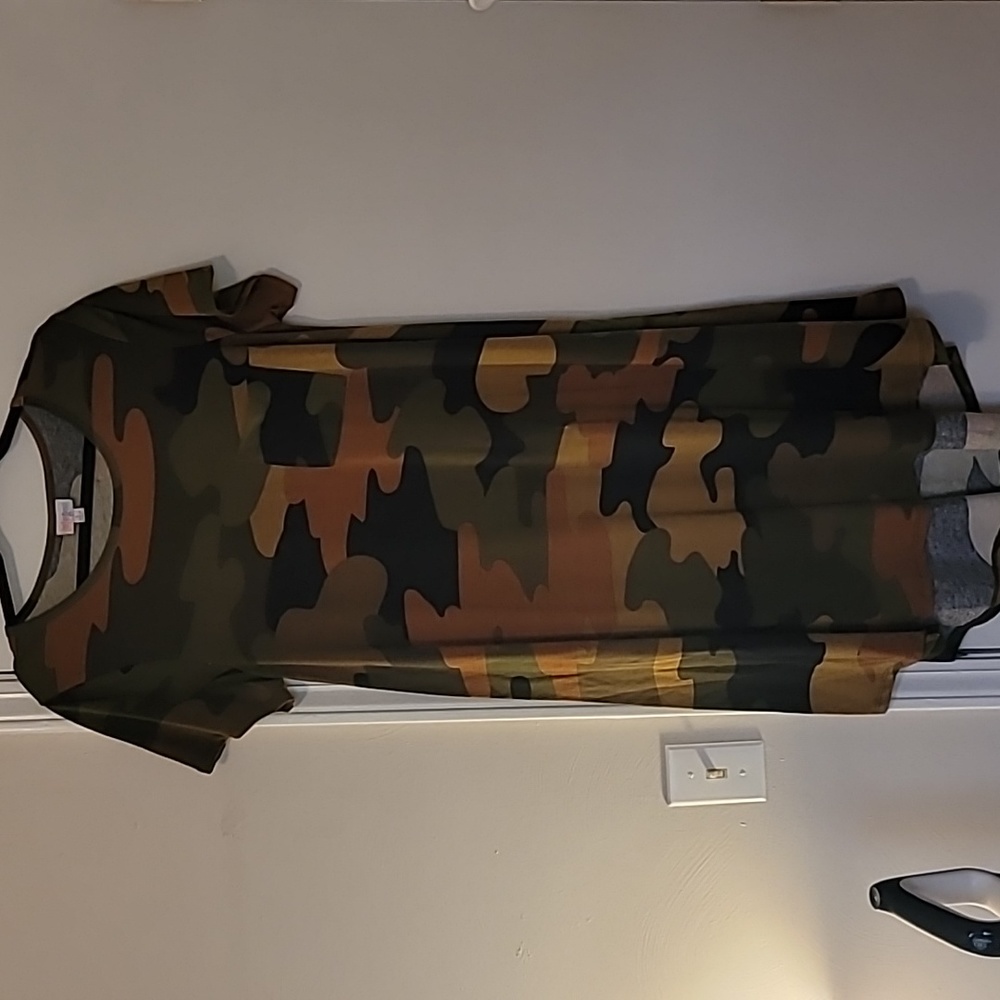 LuLaRoe Camo Carly Dress